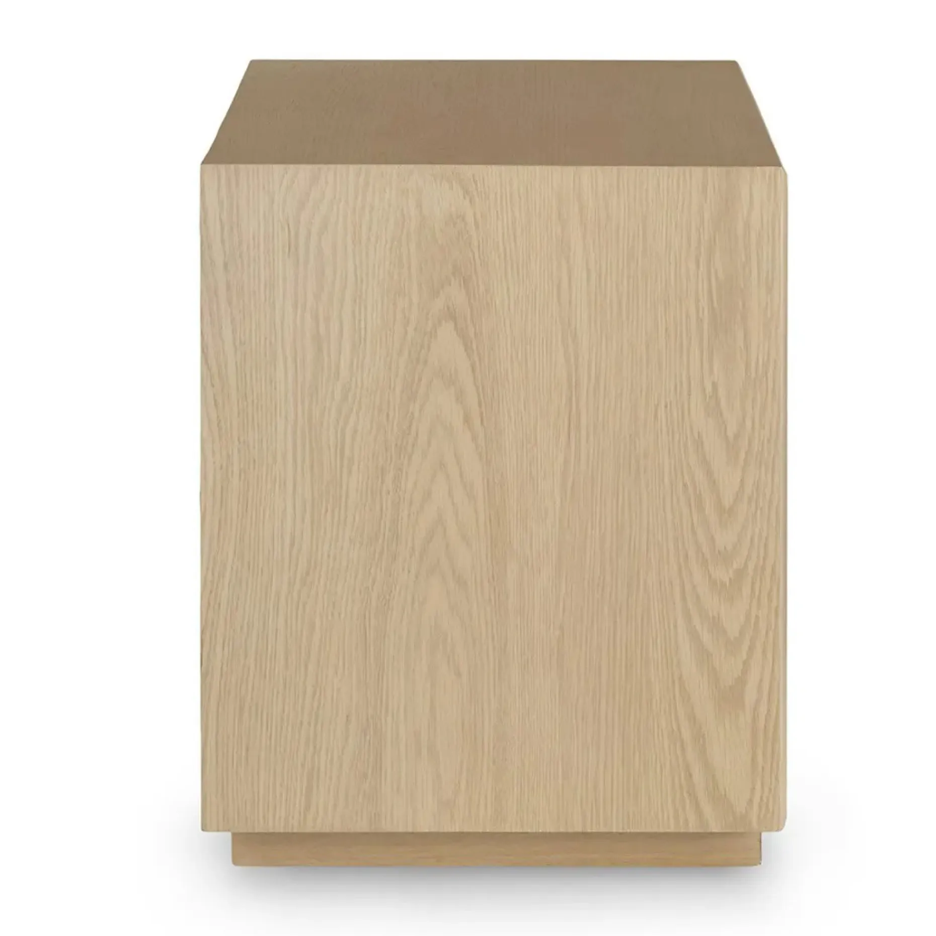 Prima 1-Drawer Nightstand - White Oak