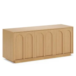 Prima 55.5" Media Unit - White Oak