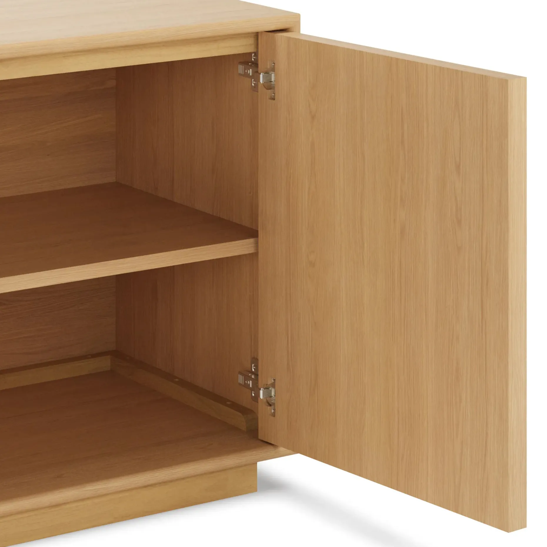Prima 55.5" Media Unit - White Oak