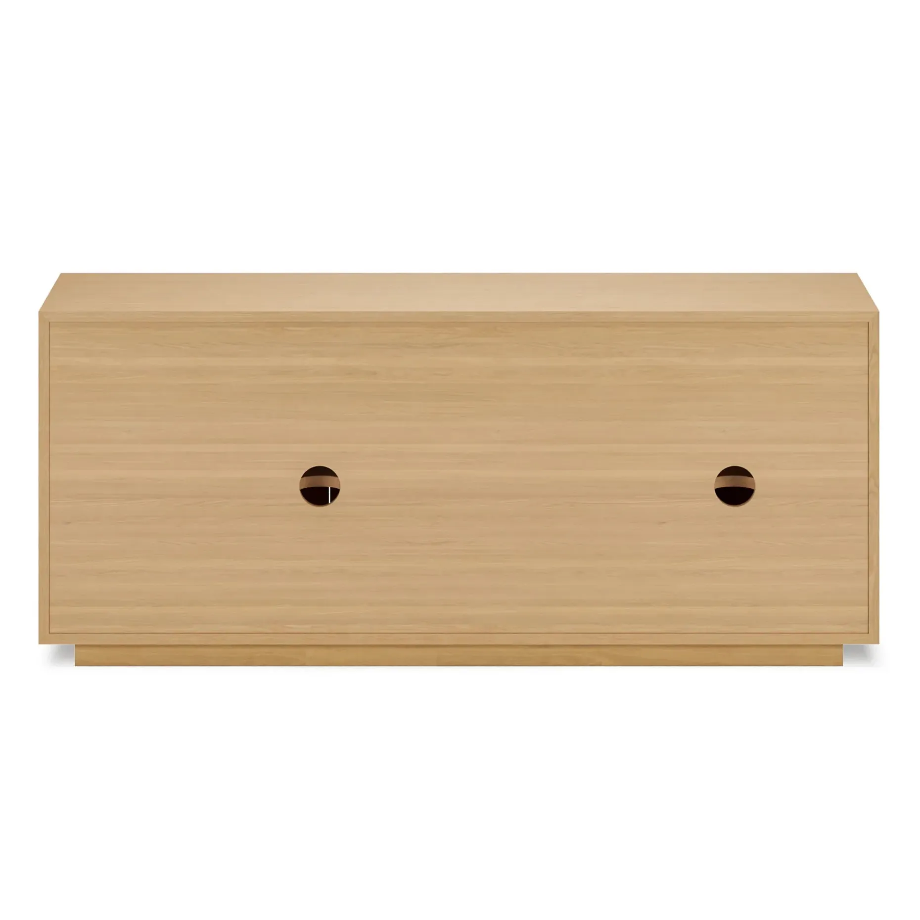 Prima 55.5" Media Unit - White Oak