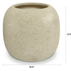 Pursl Large Indoor/Outdoor Planter - Sandstone