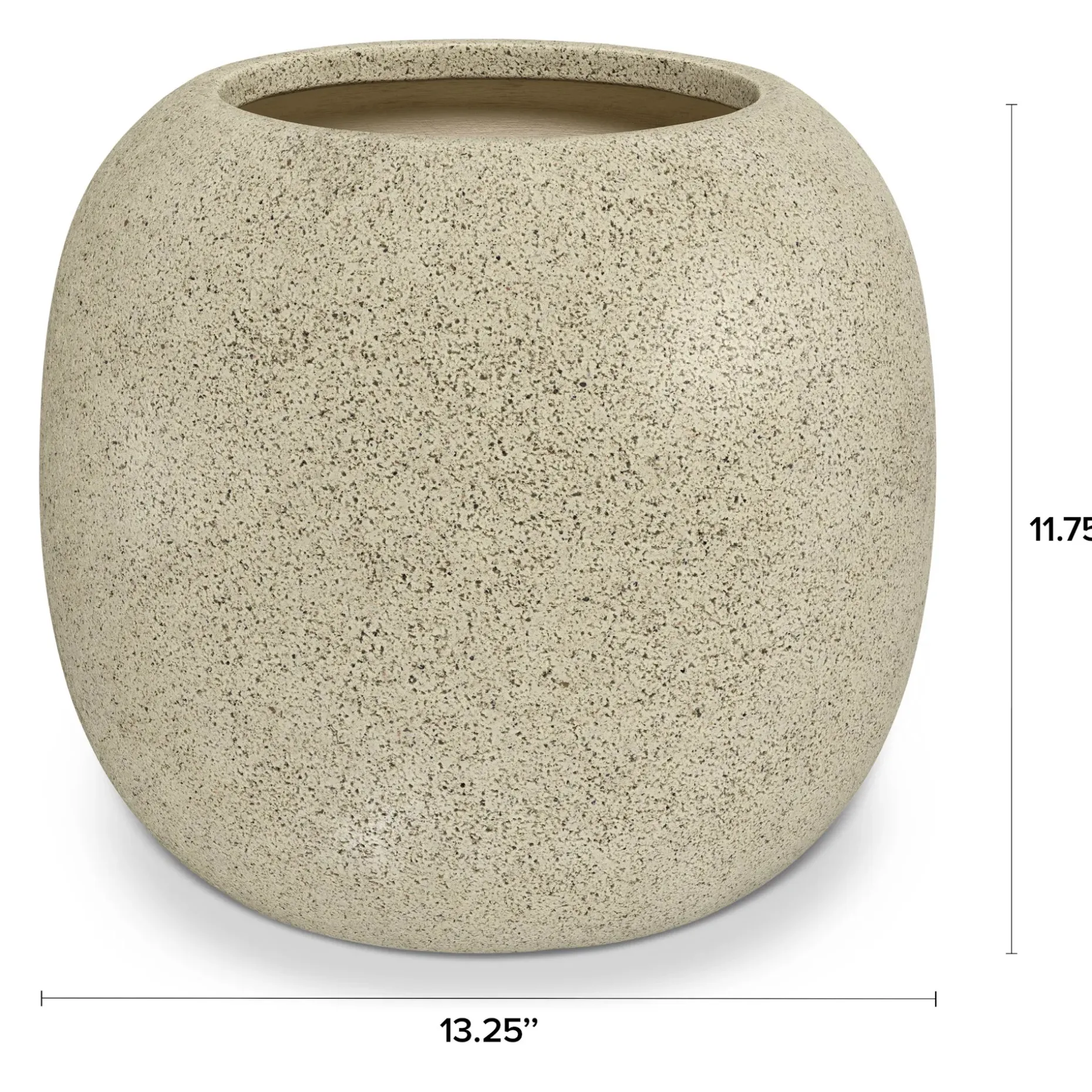 Pursl Medium Indoor/Outdoor Planter - Sandstone