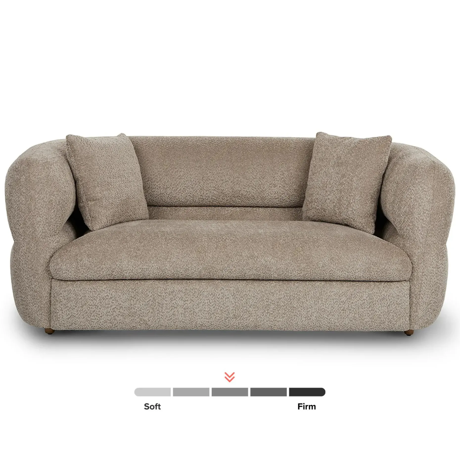 Quinn 69.5" Loveseat - Nouna Mushroom