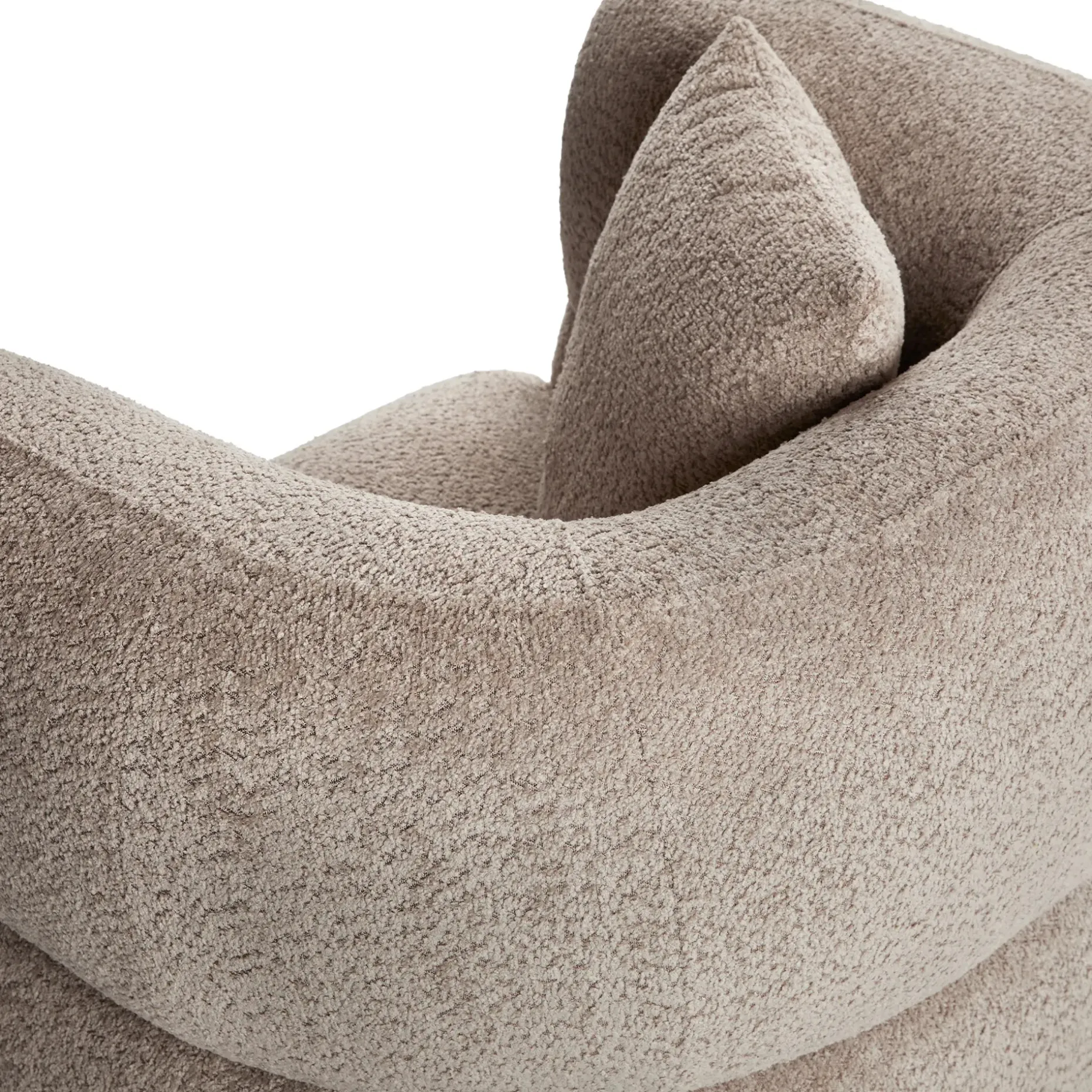 Quinn 40.5" Swivel Lounge Chair - Nouna Mushroom