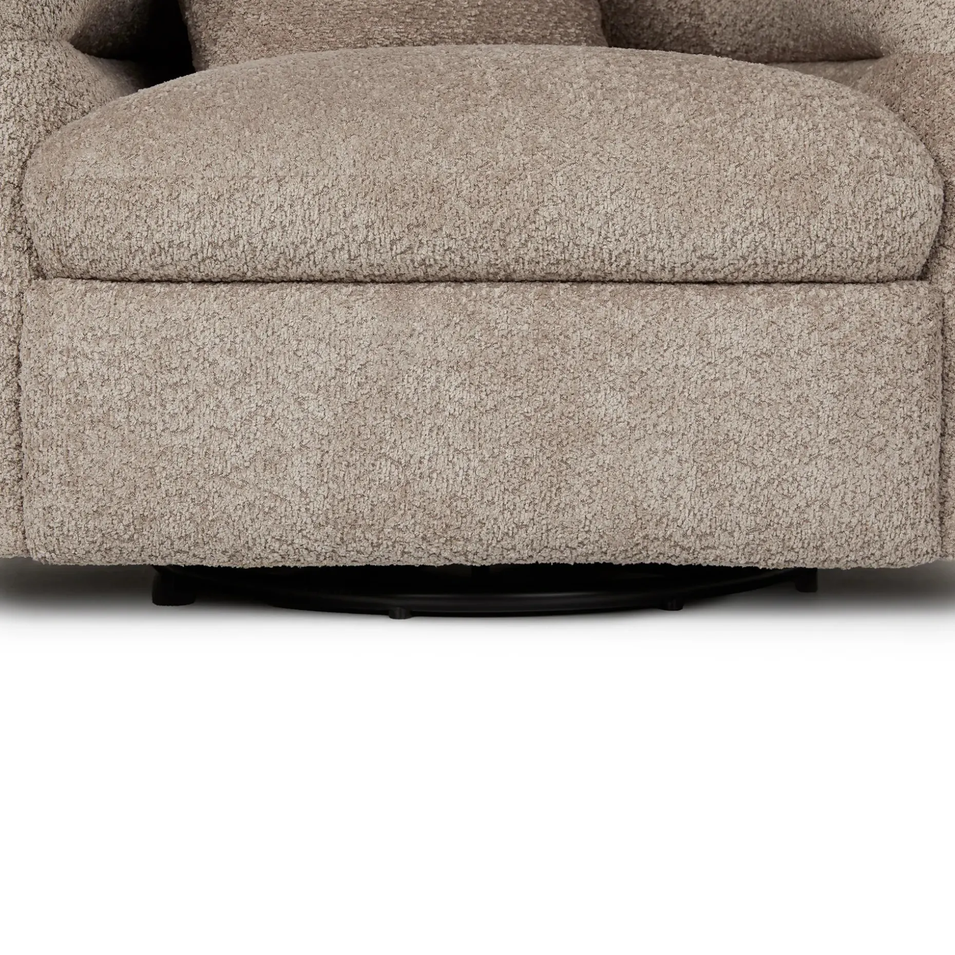 Quinn 40.5" Swivel Lounge Chair - Nouna Mushroom