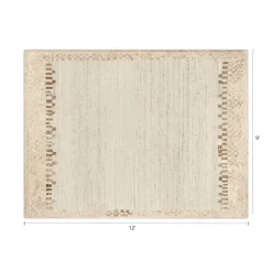 Ralle 9 x 12 Wool Rug - Sand