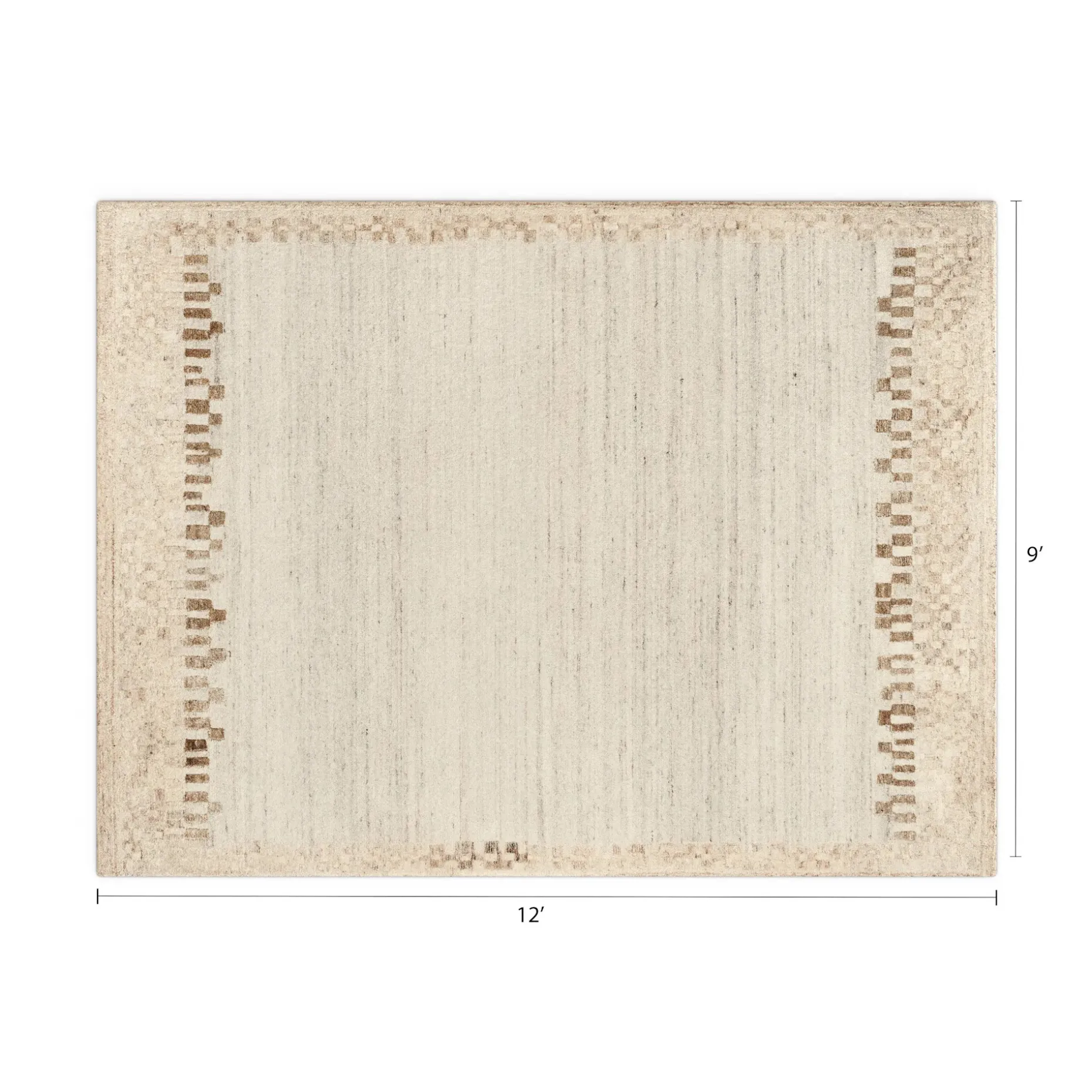 Ralle 9 x 12 Wool Rug - Sand