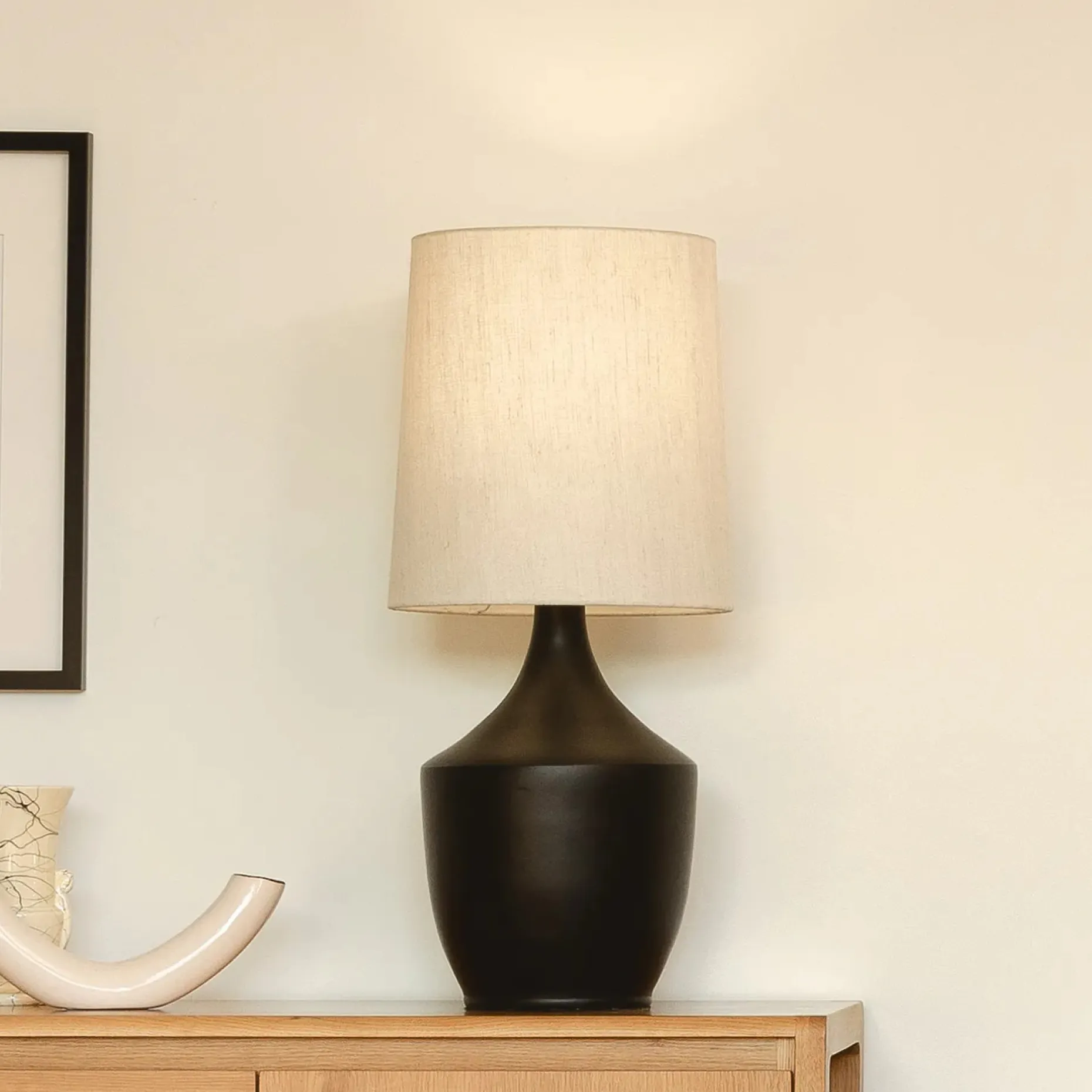 Rama Large Table Lamp - Black