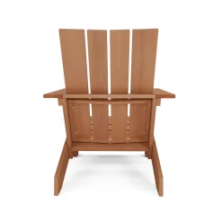 Rena Outdoor Adirondack Chair - Natural Eucalyptus