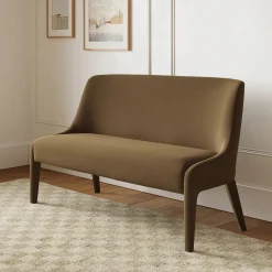 Renee 56" Bench - Felted Brown