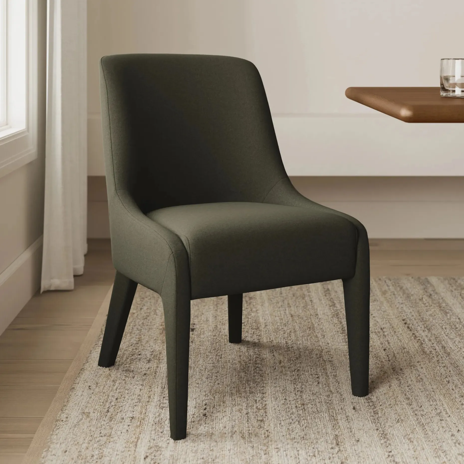 Renee Dining Chair - Felted Green