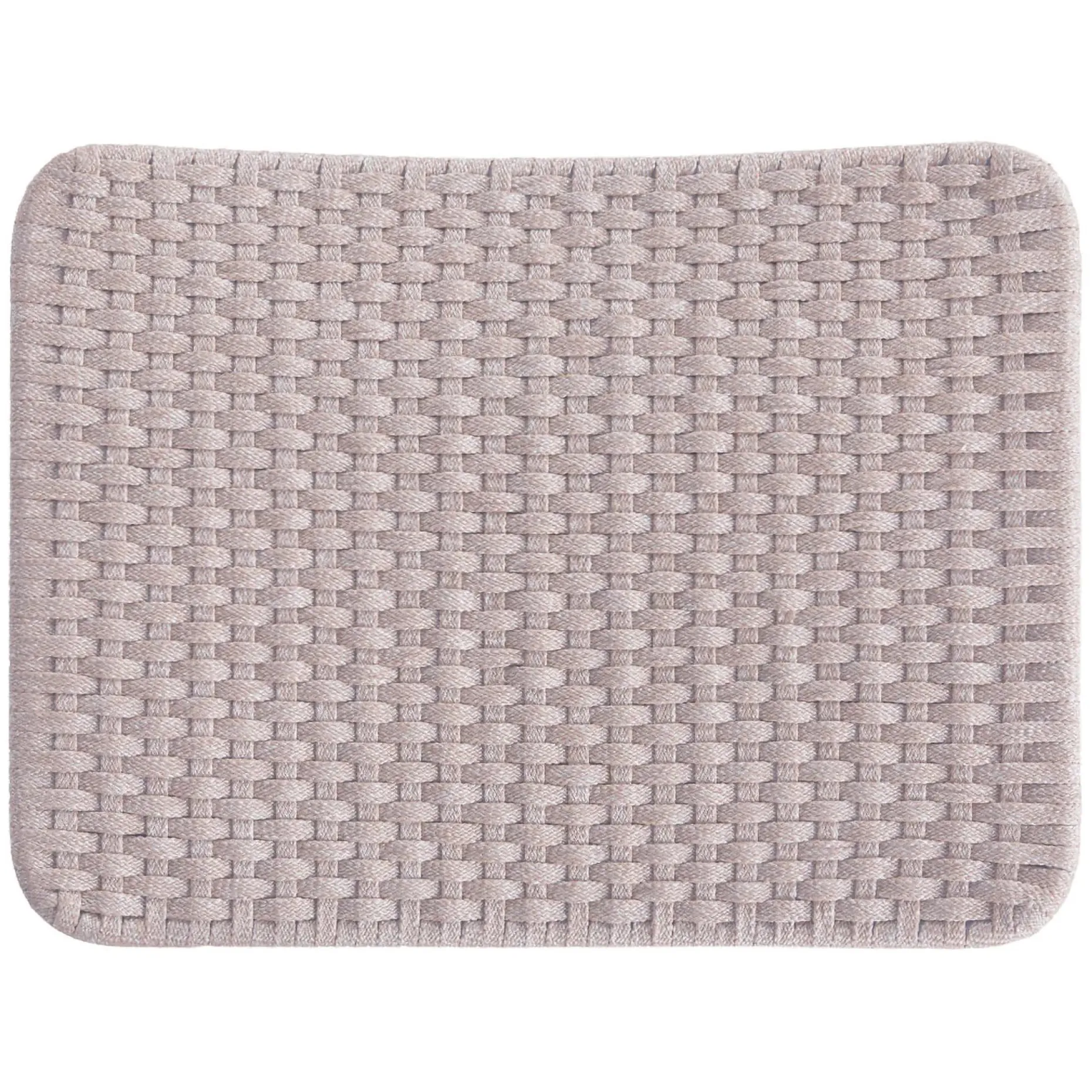 Reni 24.25" Outdoor Ottoman - Brushed Taupe
