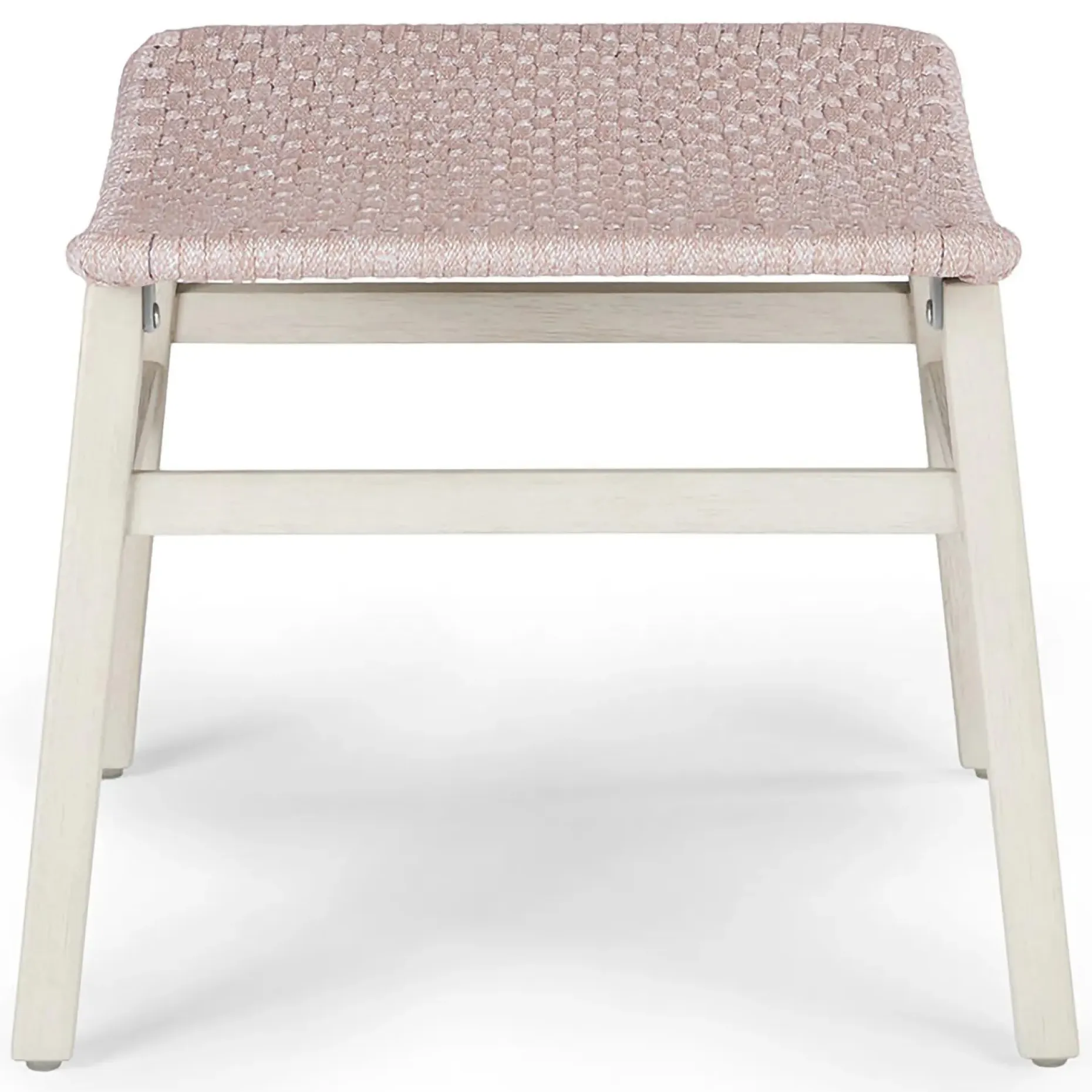 Reni 24.25" Outdoor Ottoman - Brushed Taupe