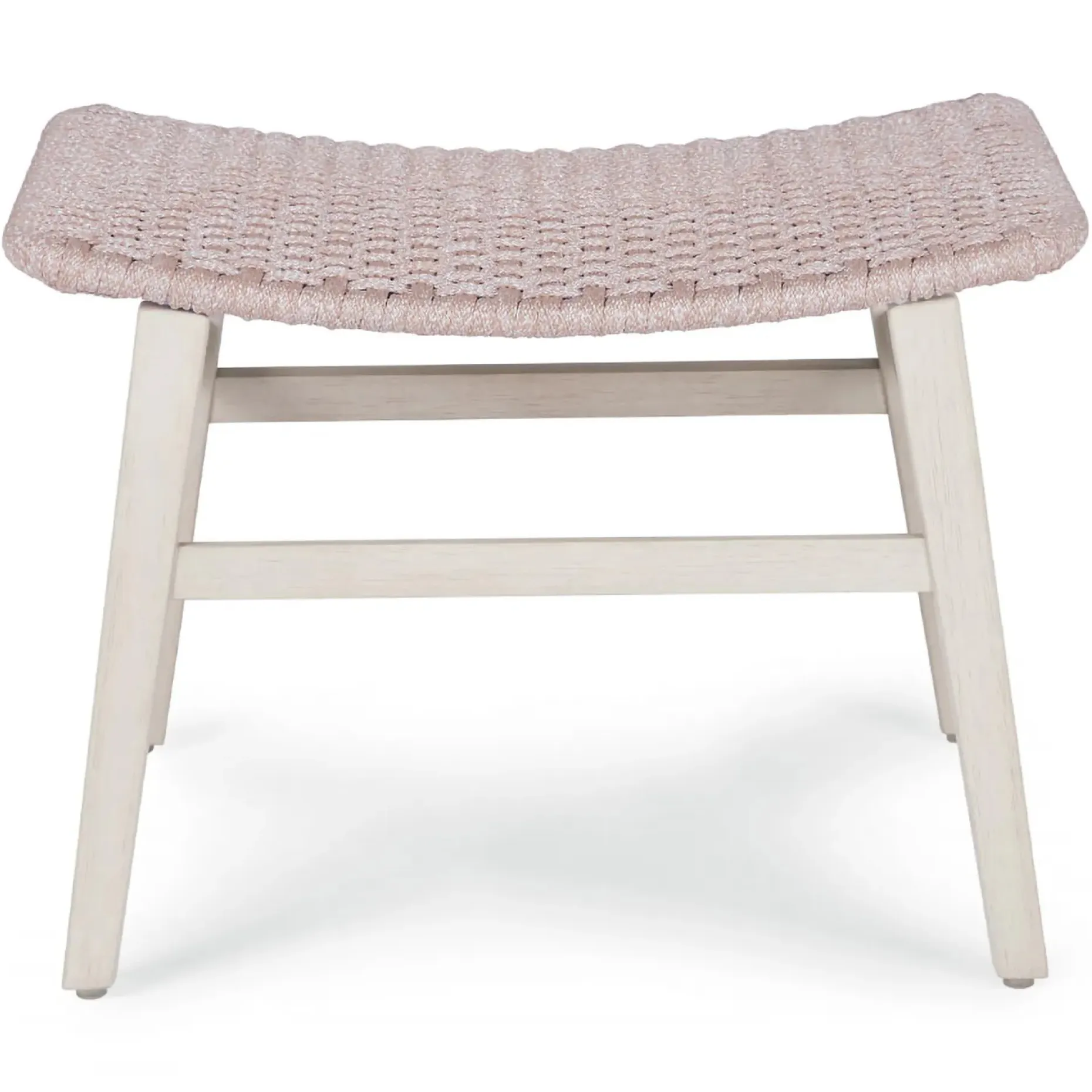Reni 24.25" Outdoor Ottoman - Brushed Taupe
