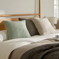 Ren Large Pillow - Black Weave