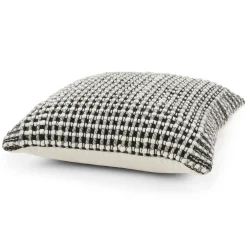 Ren Large Pillow - Black Weave
