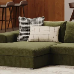 Ren Large Pillow - Black Weave