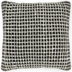 Ren Large Pillow - Black Weave