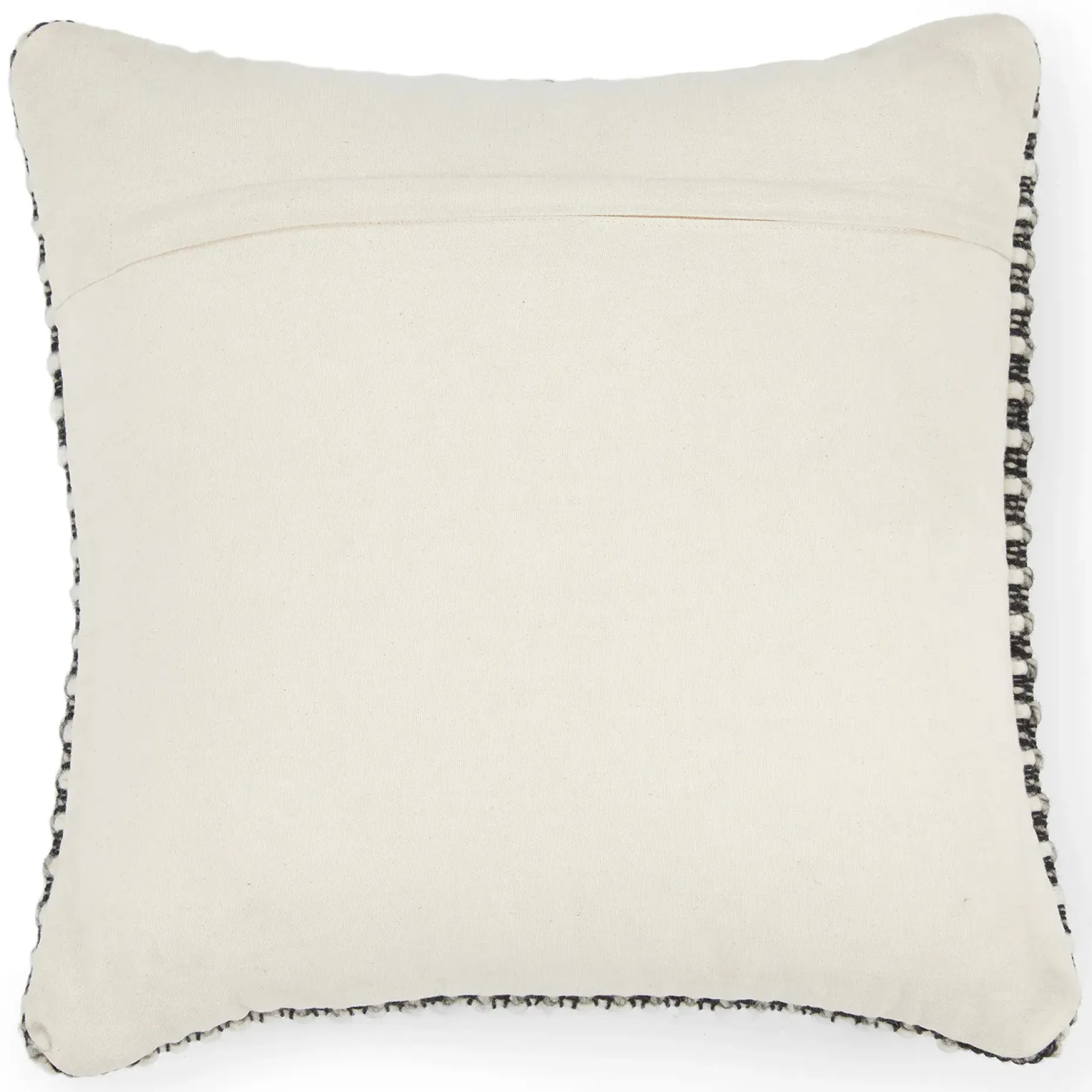 Ren Large Pillow - Black Weave