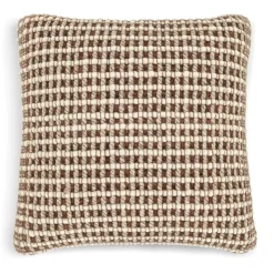 Ren Large Pillow - Brown Weave
