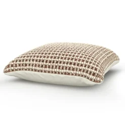 Ren Large Pillow - Brown Weave