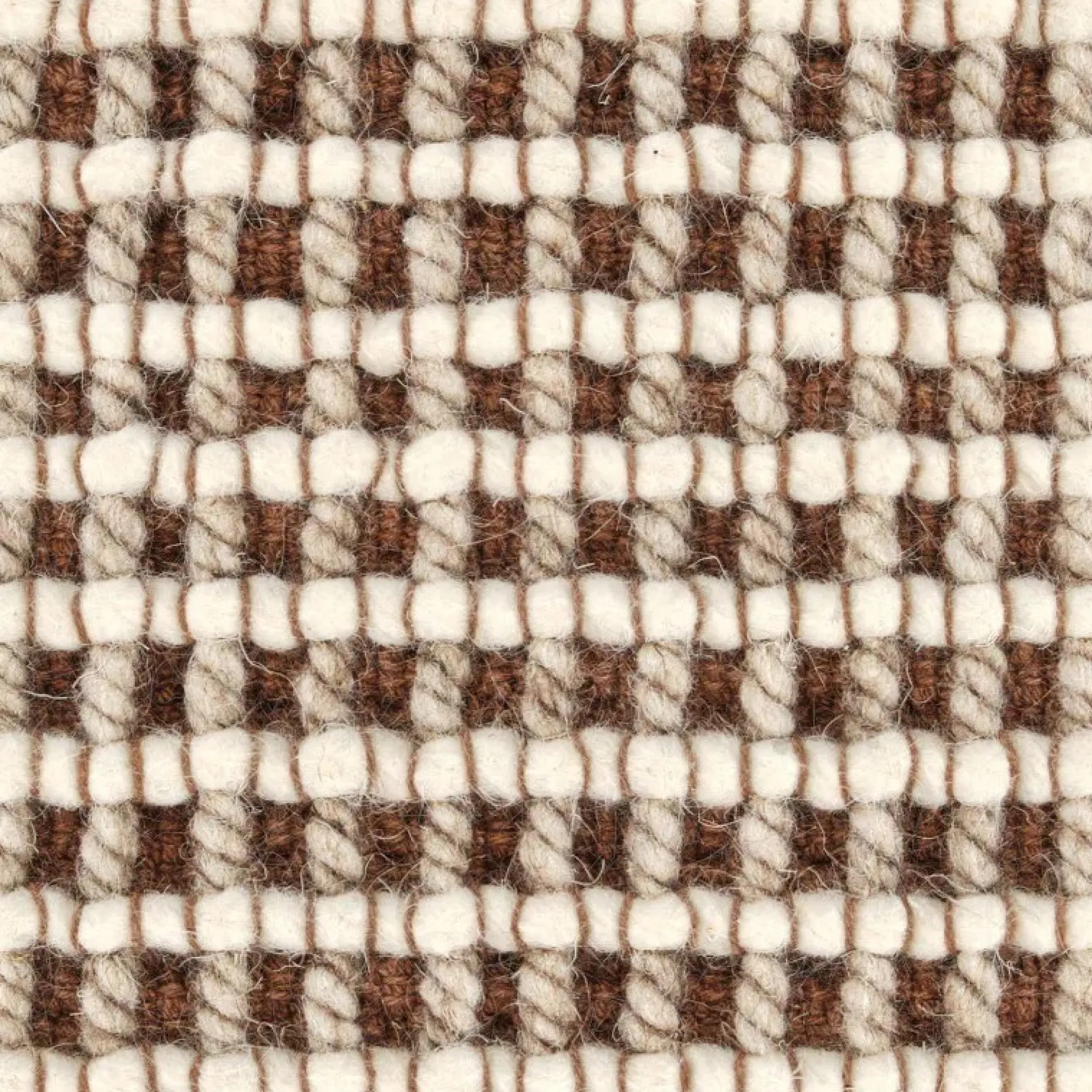 Ren Large Pillow - Brown Weave