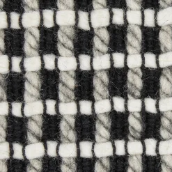 Ren Small Pillow - Black Weave