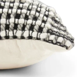 Ren Small Pillow - Black Weave