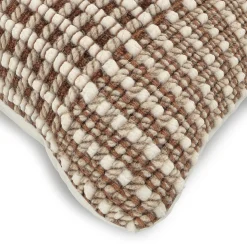 Ren Small Pillow - Brown Weave