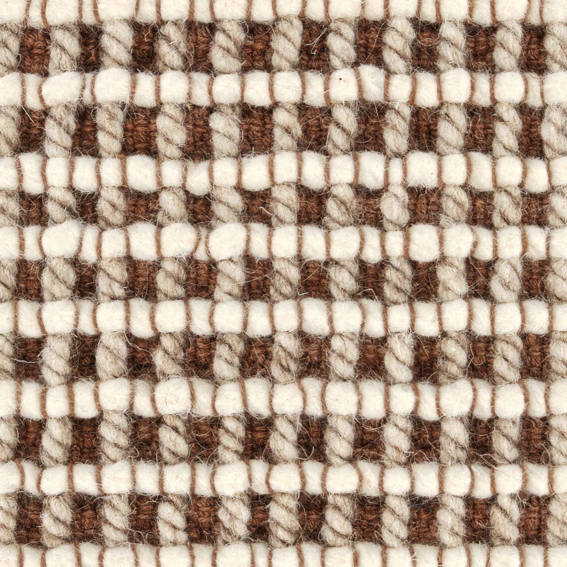 Ren Small Pillow - Brown Weave