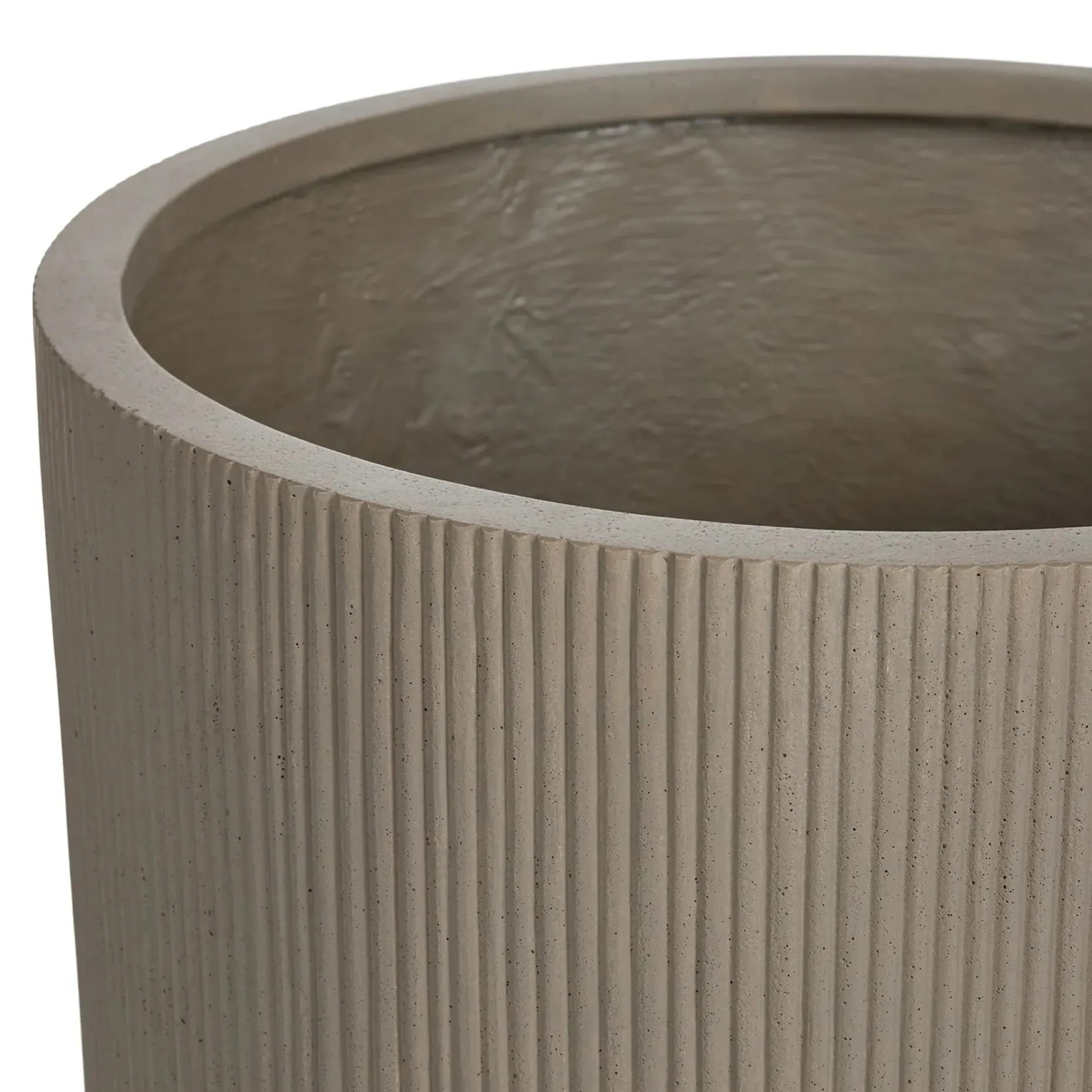 Reya Large Indoor/Outdoor Planter - Concrete Gray