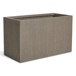 Reya Rectangular Indoor/Outdoor Planter - Concrete Gray