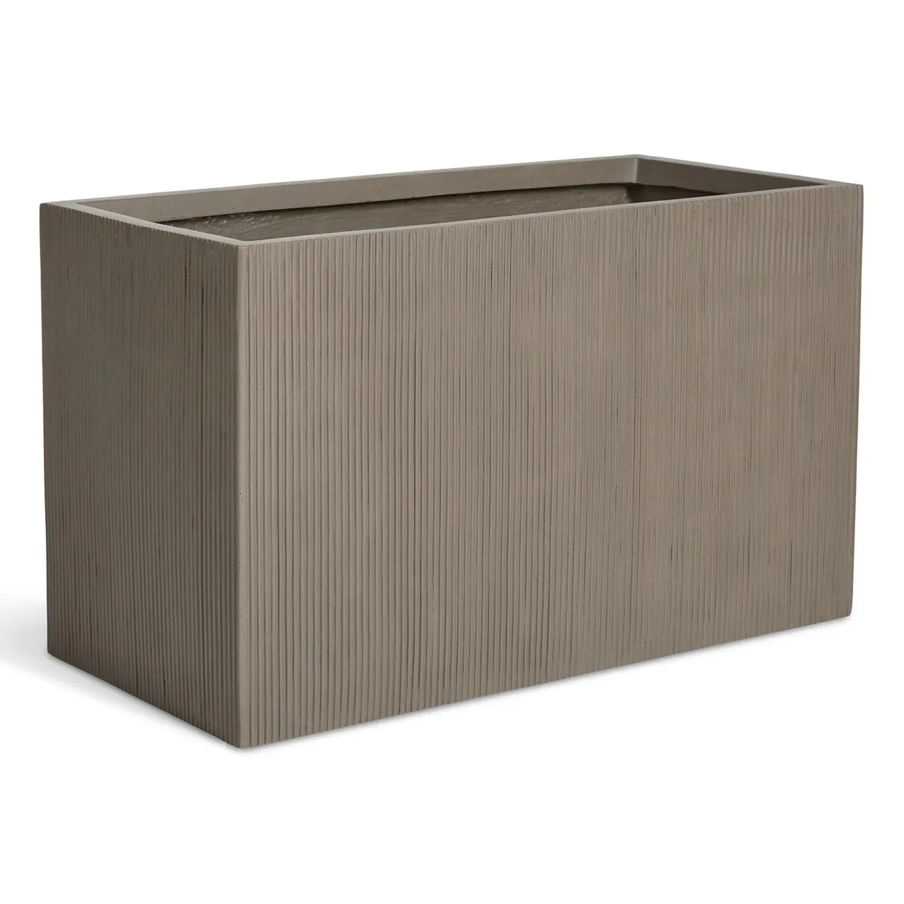 Reya Rectangular Indoor/Outdoor Planter - Concrete Gray