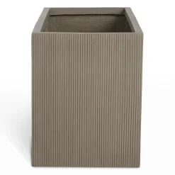 Reya Rectangular Indoor/Outdoor Planter - Concrete Gray