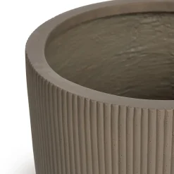 Reya Small Indoor/Outdoor Planter - Concrete Gray
