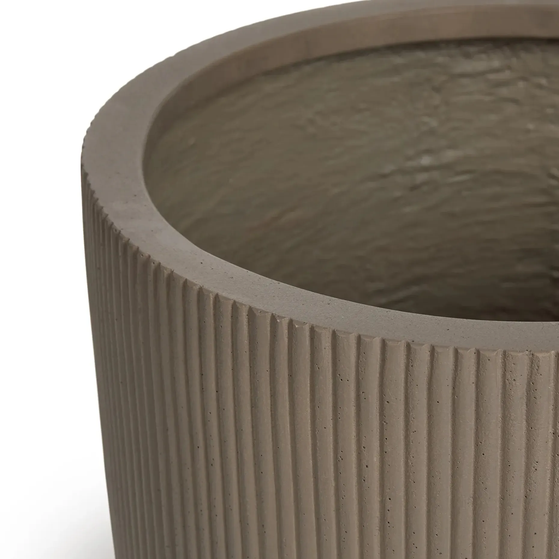 Reya Small Indoor/Outdoor Planter - Concrete Gray