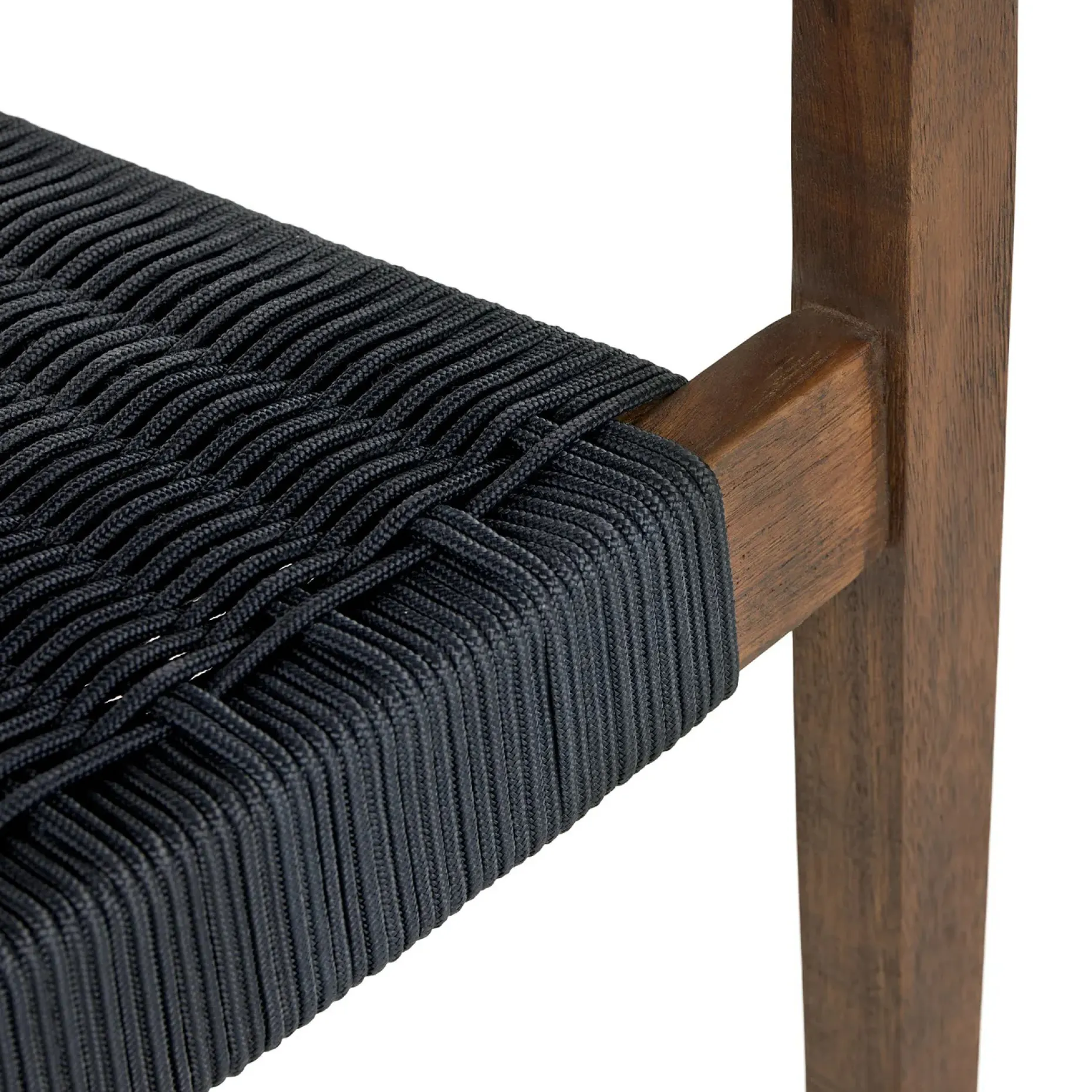 Reyes Outdoor Stackable Dining Armchair - Classic Brown