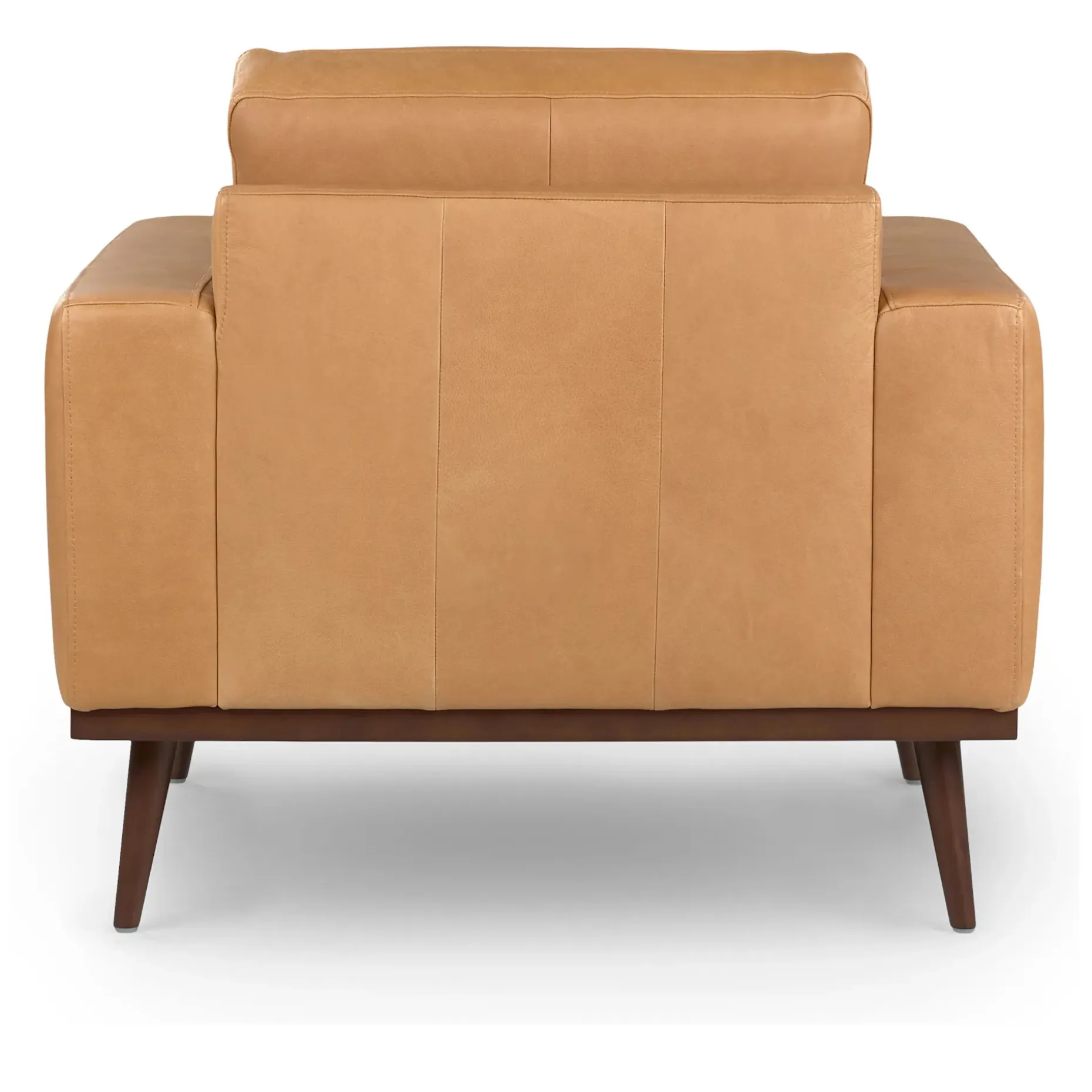 Rhett 38.5" Leather Lounge Chair - Charme Tan