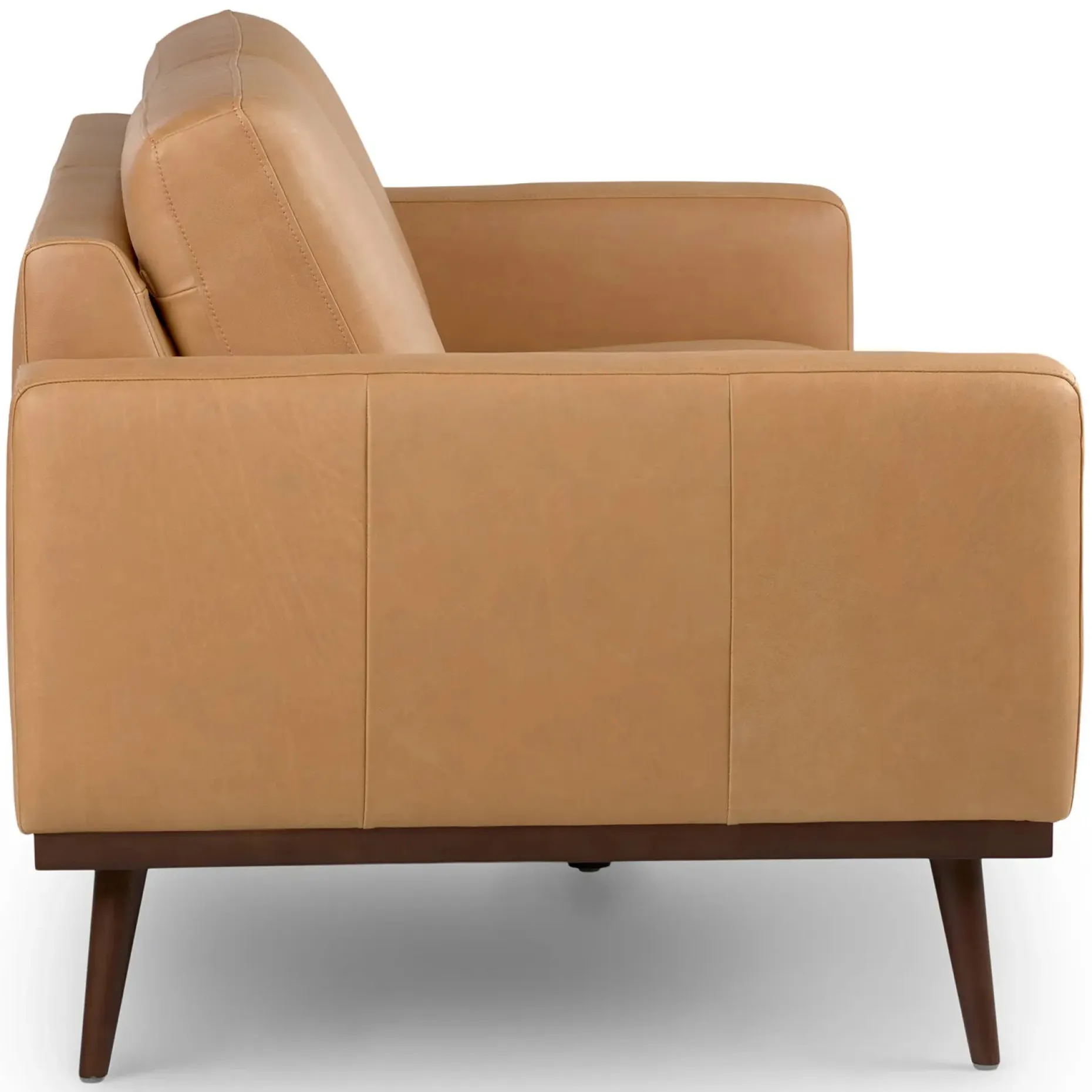 Rhett 84" Leather Sofa - Charme Tan