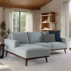 Rhett 93" Left Chaise Sectional - Harbor Gray