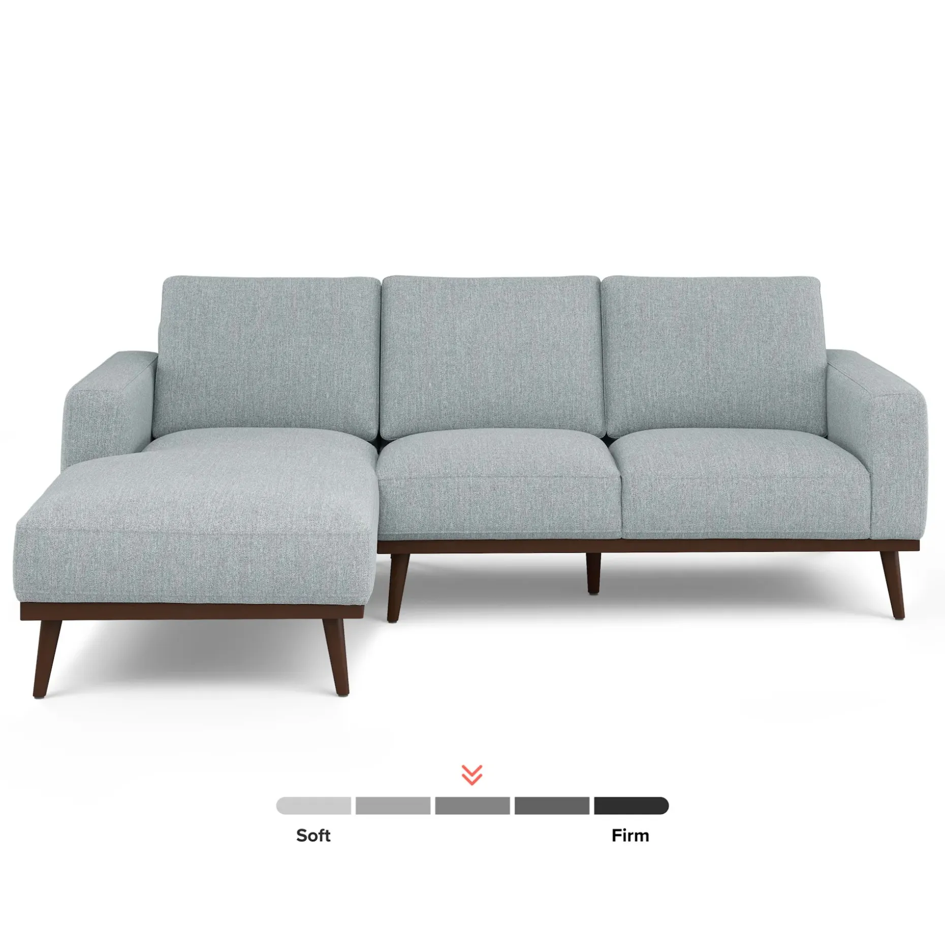 Rhett 93" Left Chaise Sectional - Harbor Gray