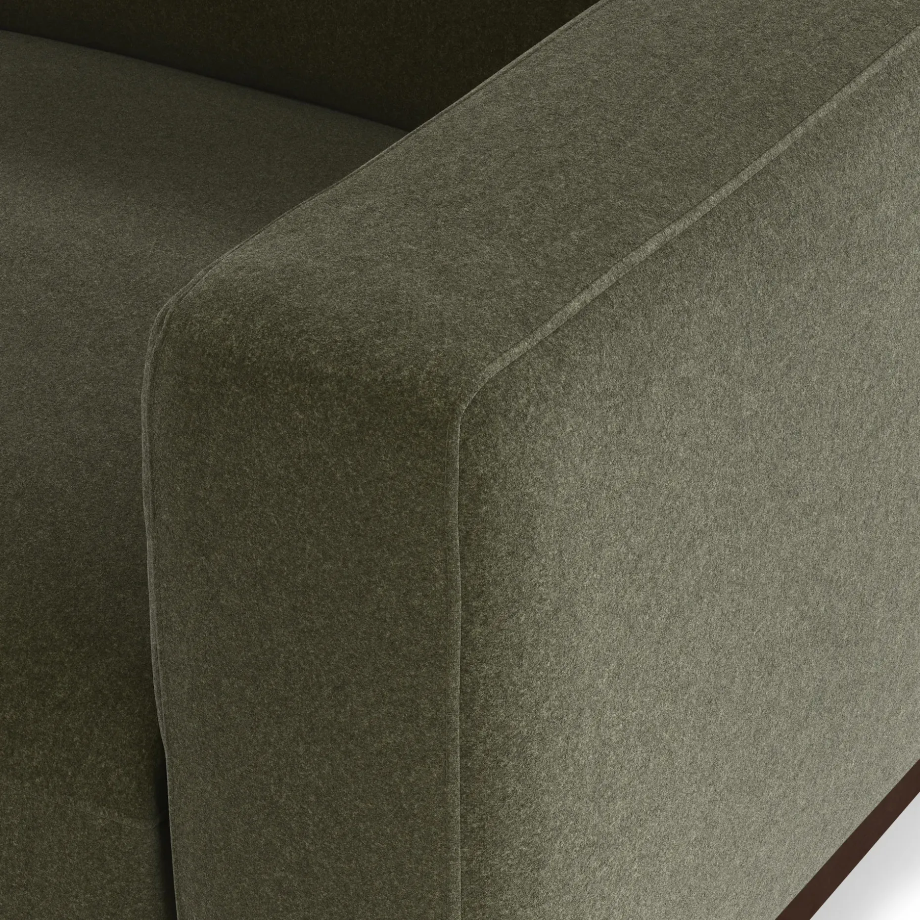 Rhett 38.5" Lounge Chair - Felted Green