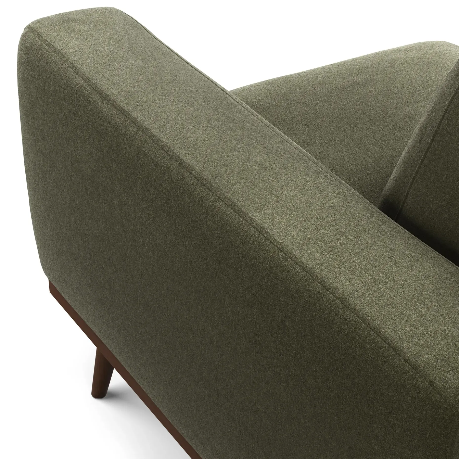 Rhett 38.5" Lounge Chair - Felted Green
