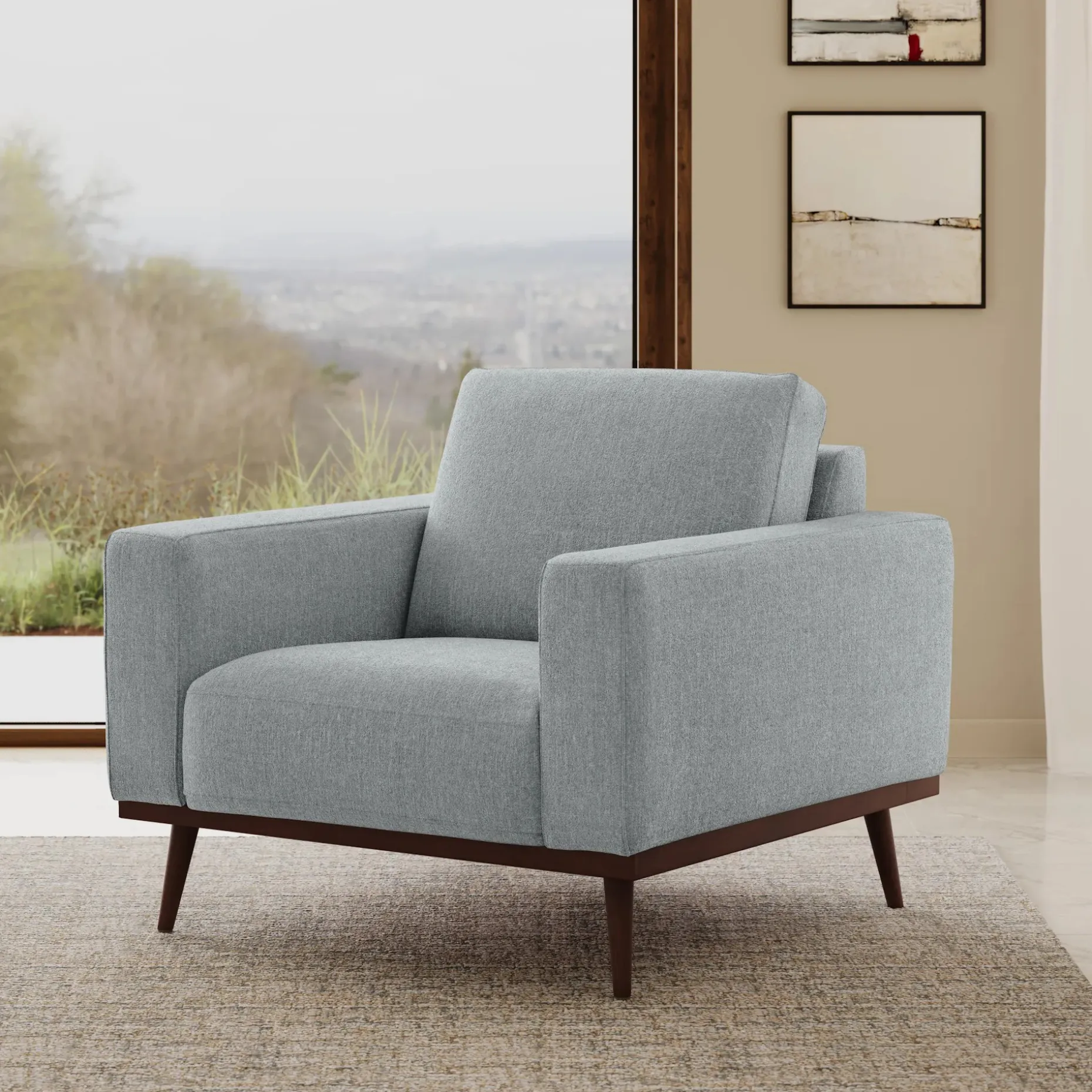 Rhett 38.5" Lounge Chair - Harbor Gray