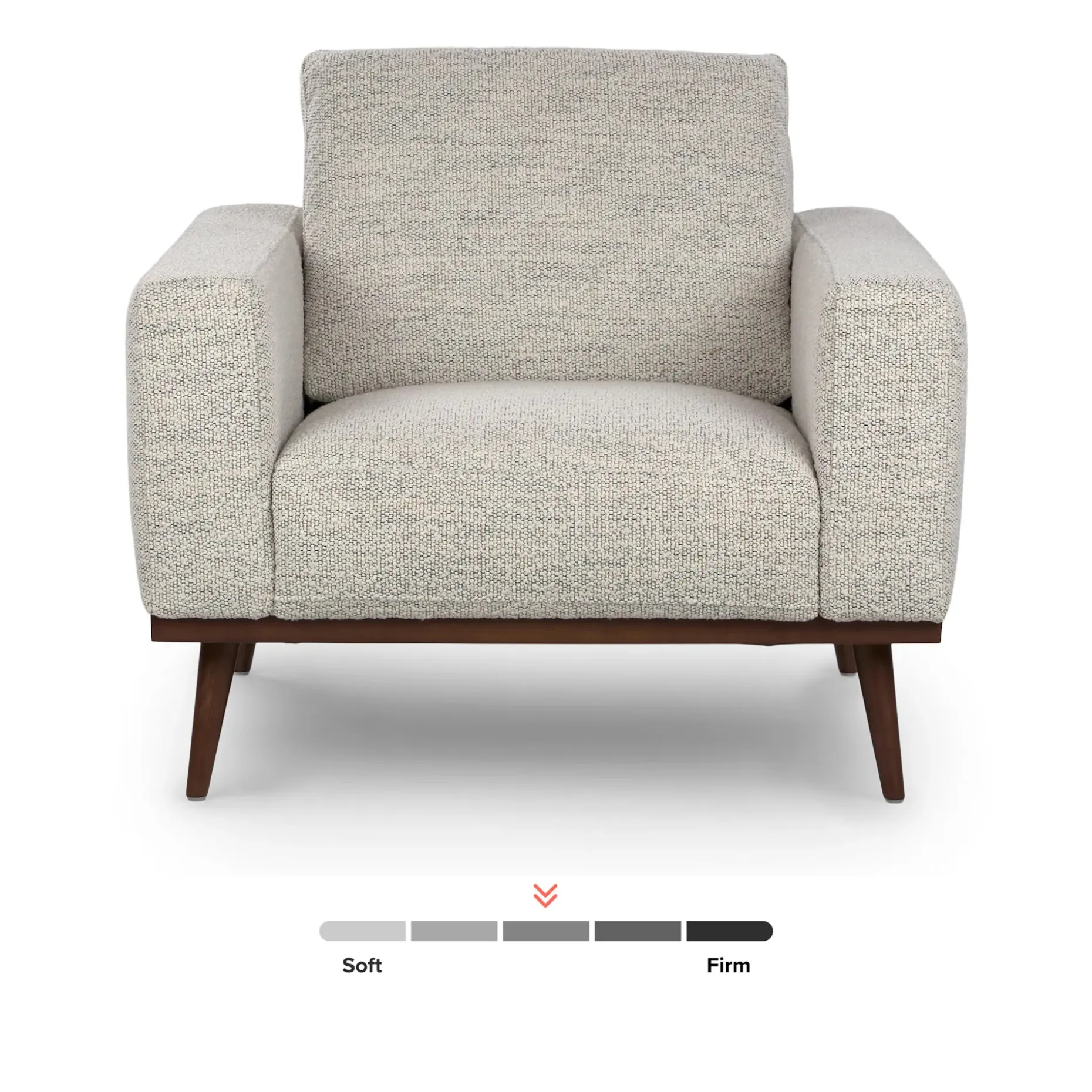 Rhett 38.5" Lounge Chair - Pepper Ivory