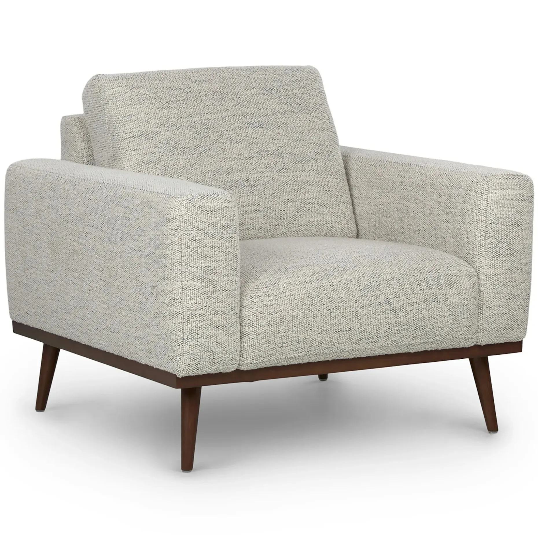 Rhett 38.5" Lounge Chair - Pepper Ivory
