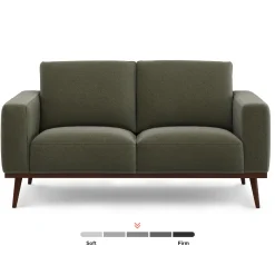 Rhett 63.5" Loveseat - Felted Green