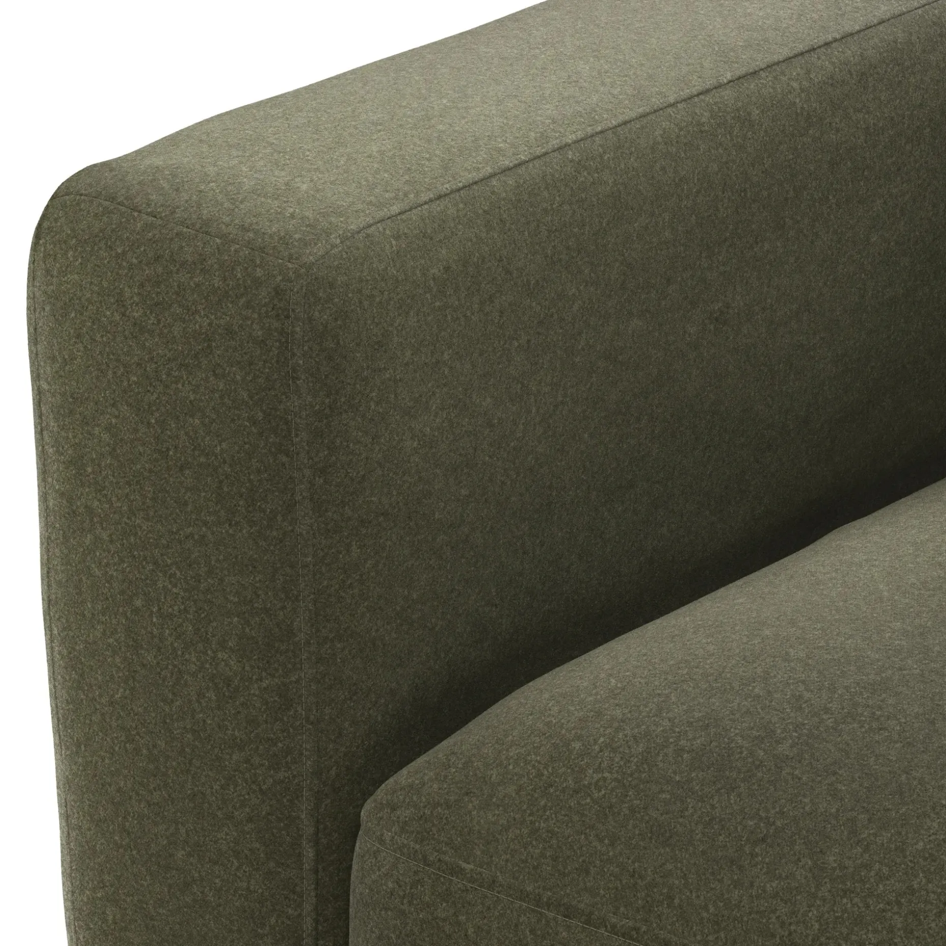 Rhett 63.5" Loveseat - Felted Green