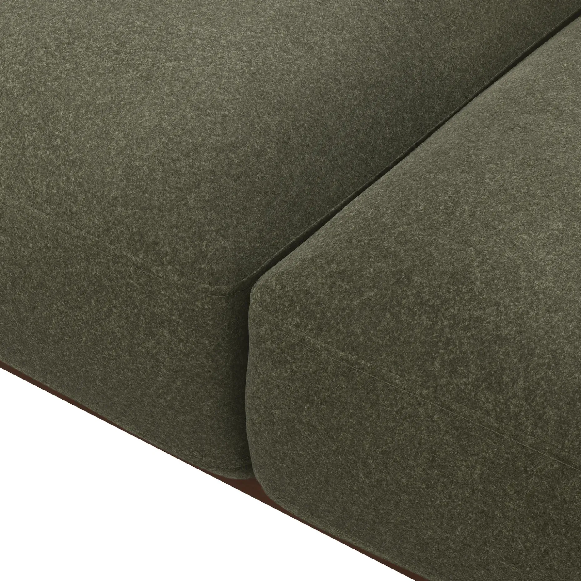 Rhett 63.5" Loveseat - Felted Green