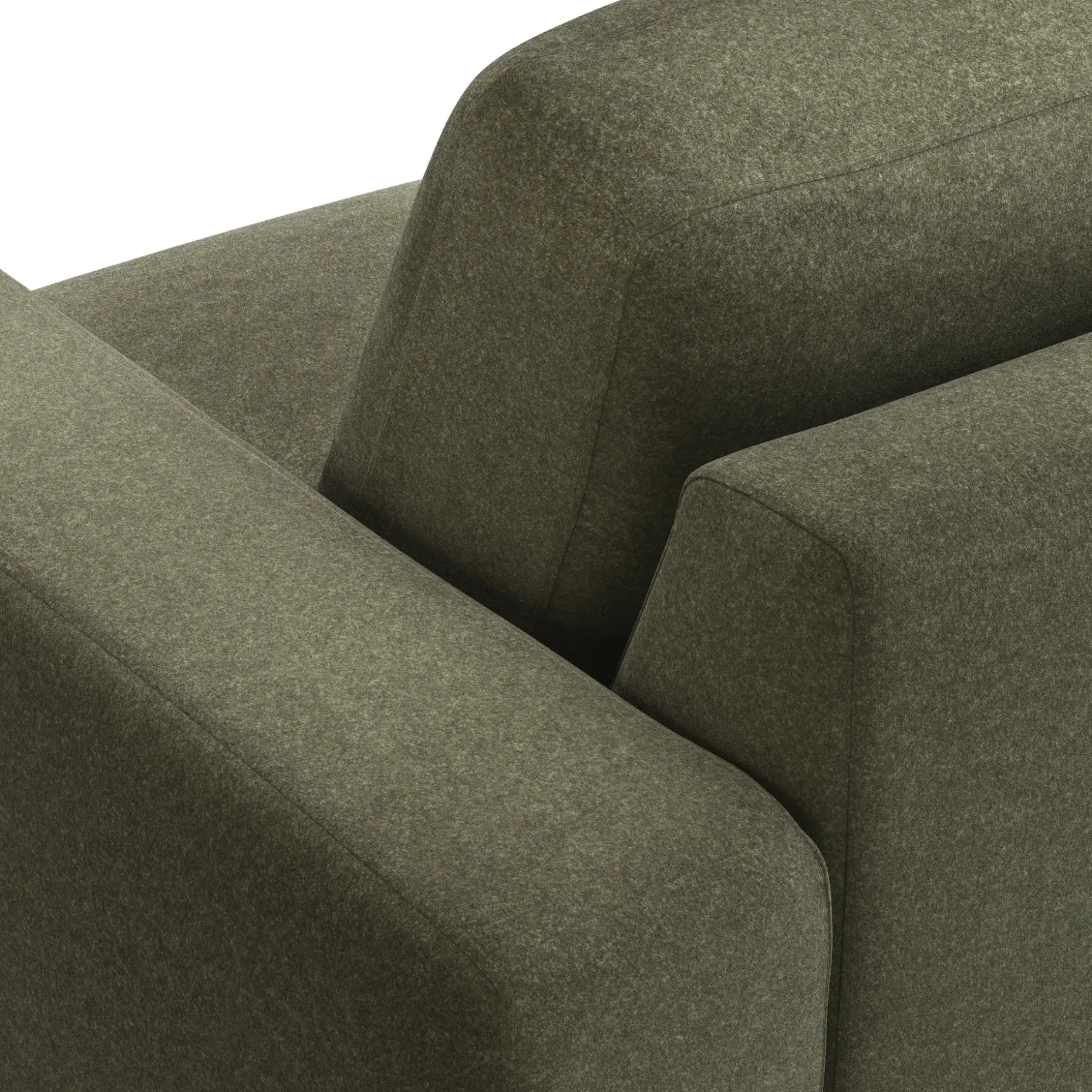 Rhett 63.5" Loveseat - Felted Green